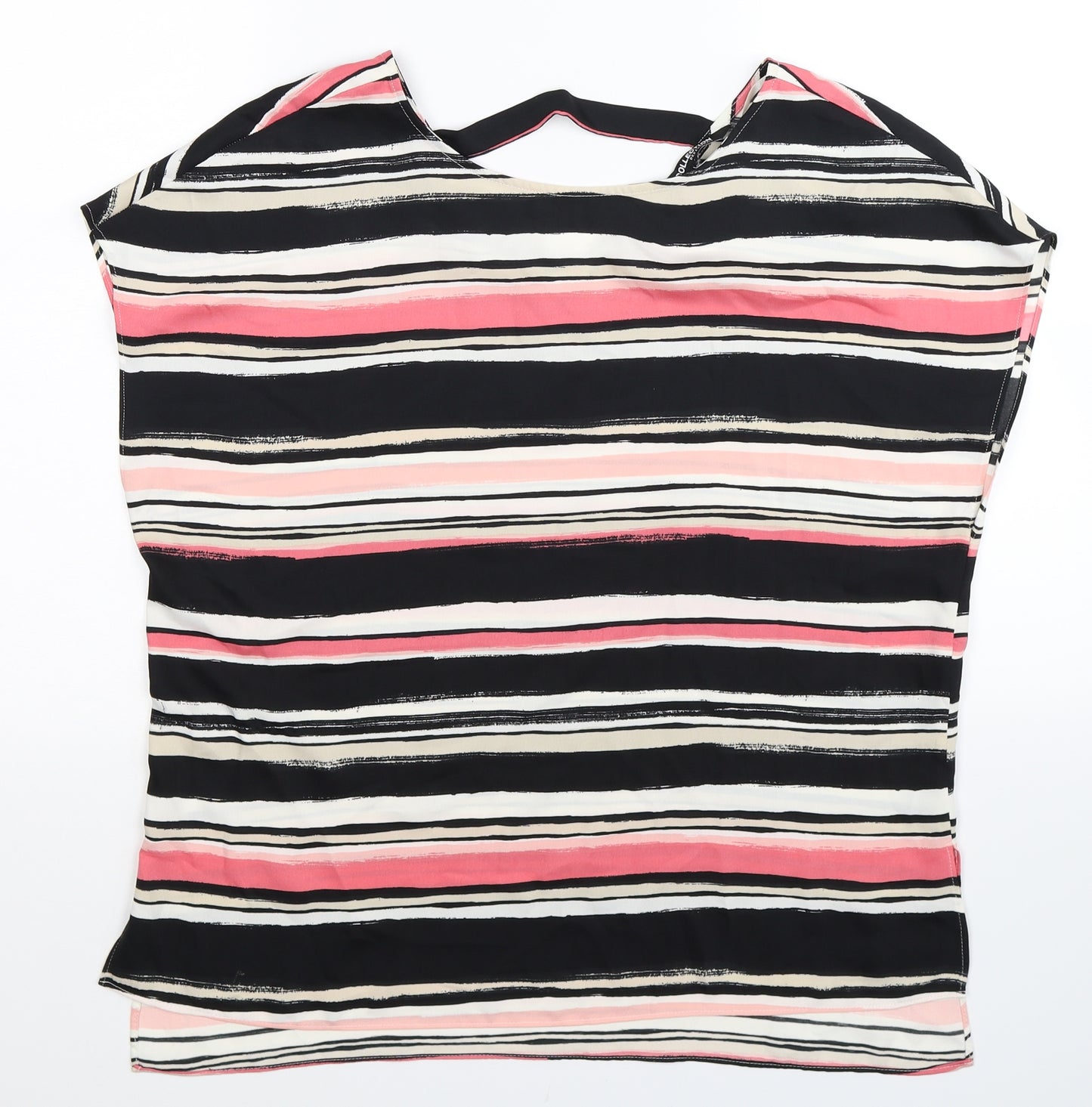 Debenhams Womens Multicoloured Striped  Basic Blouse Size 12