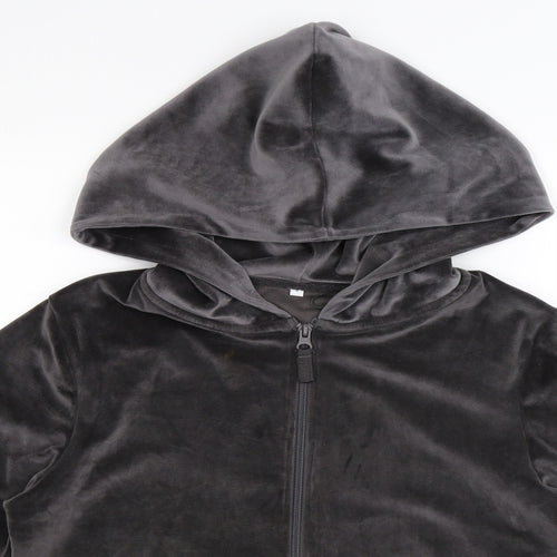 Debenhams Womens Grey   Full Zip Hoodie Size 8