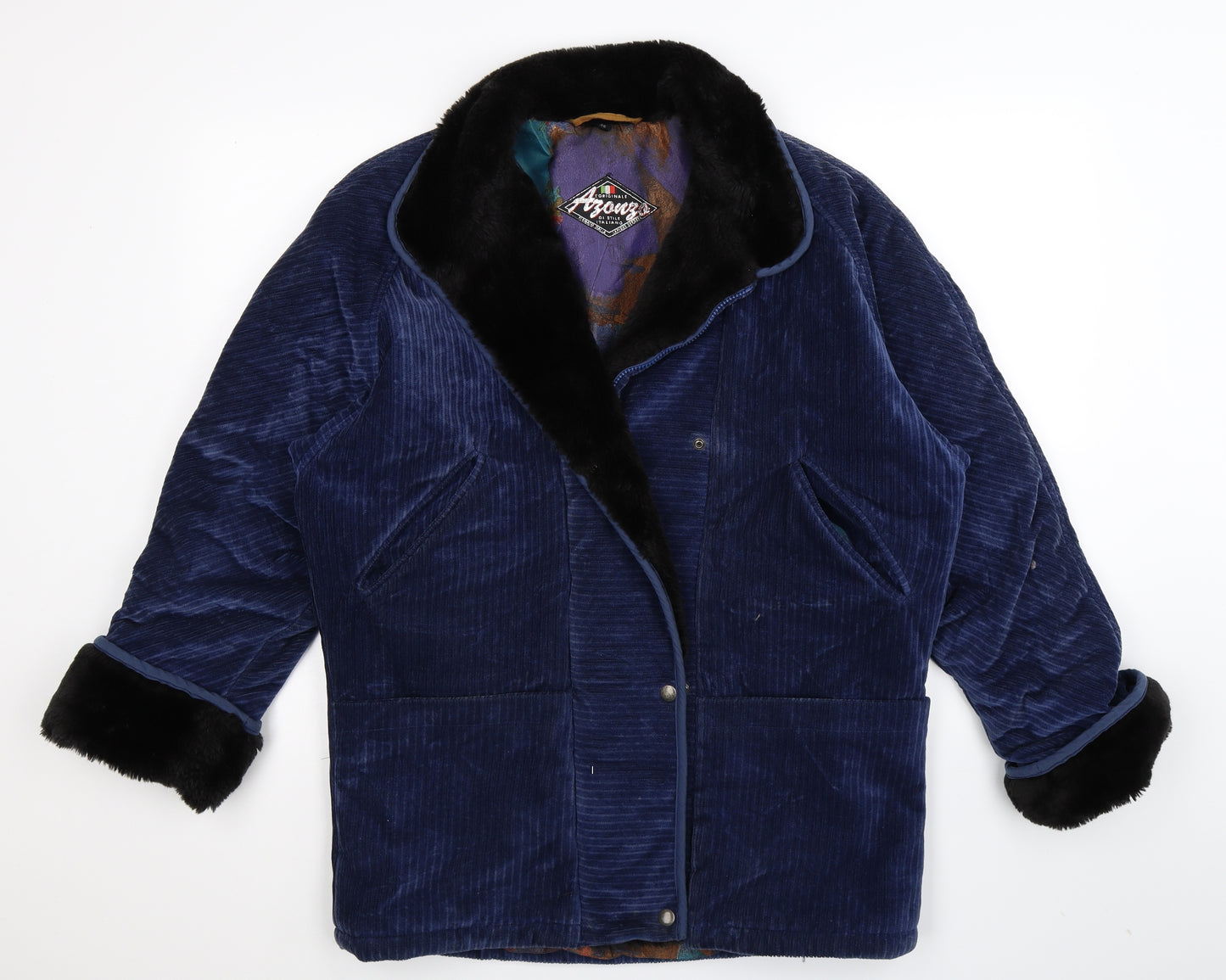 Azonzo Womens Blue   Jacket Coat Size XL