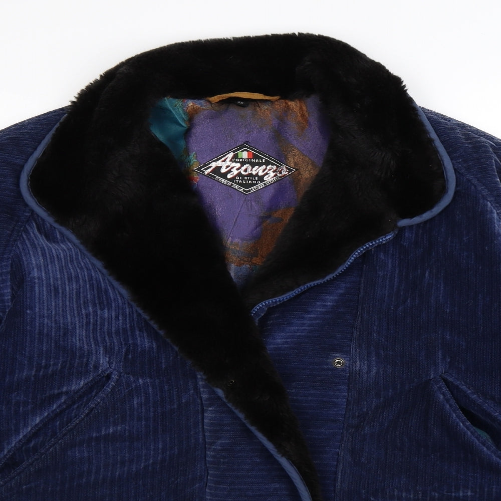 Azonzo Womens Blue   Jacket Coat Size XL