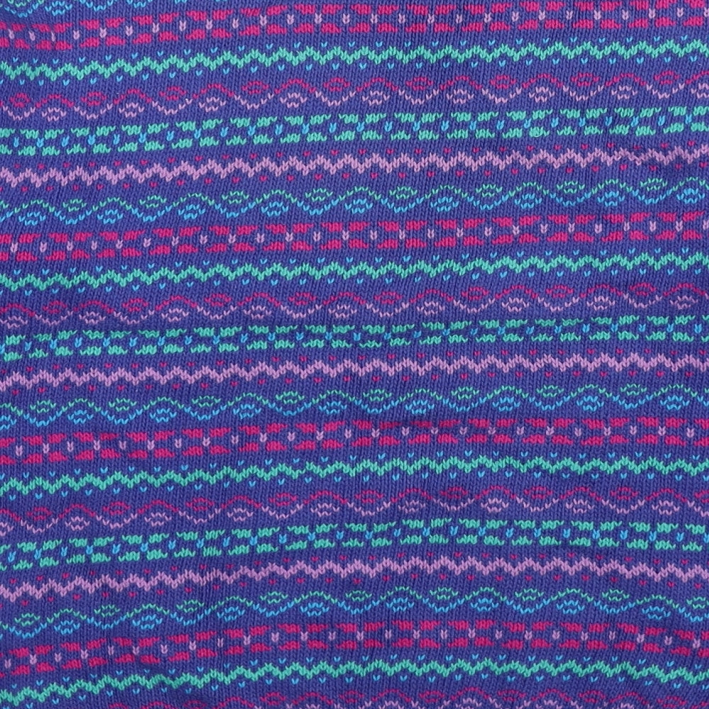 Country Cottons Mens Multicoloured Geometric Knit Pullover Jumper Size L