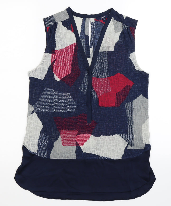 NEXT Womens Multicoloured   Basic Blouse Size 8