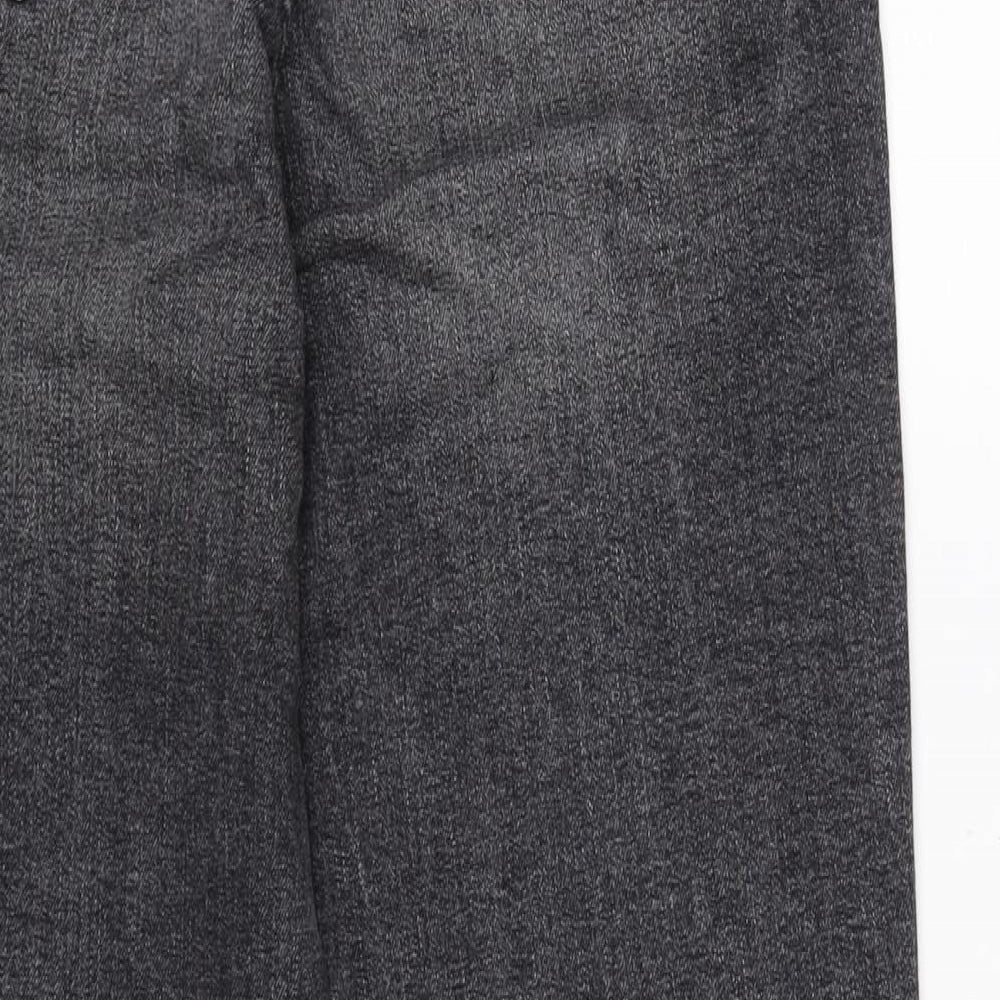 Marks and Spencer Womens Grey  Denim Mom Jeans Size 10 L27 in