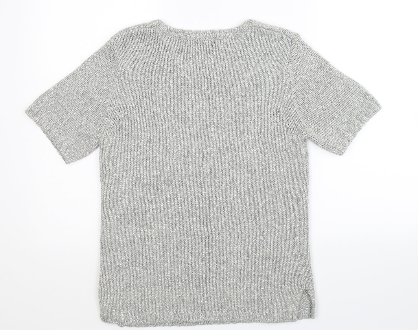 Papaya Womens Grey  Knit Pullover Jumper Size 12