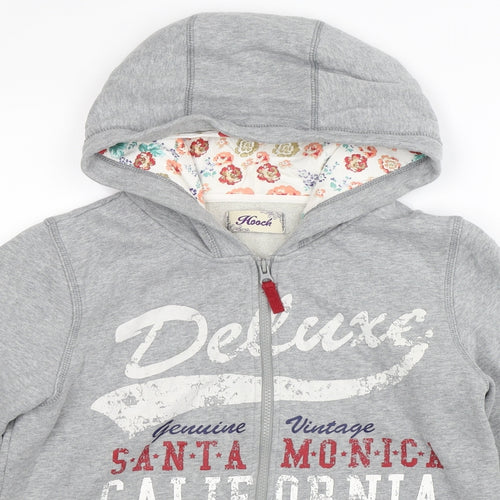 HOOCH Womens Grey   Full Zip Hoodie Size S