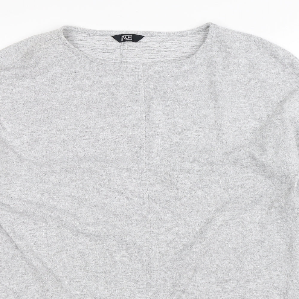 F&F Womens Grey   Pullover Jumper Size 10