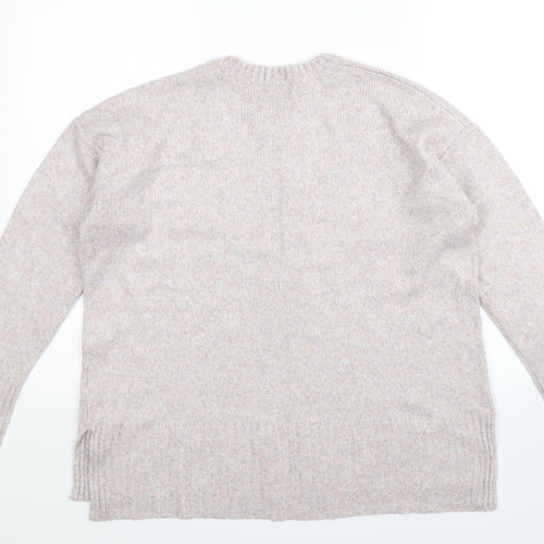 New Look Womens Grey  Knit Pullover Jumper Size M