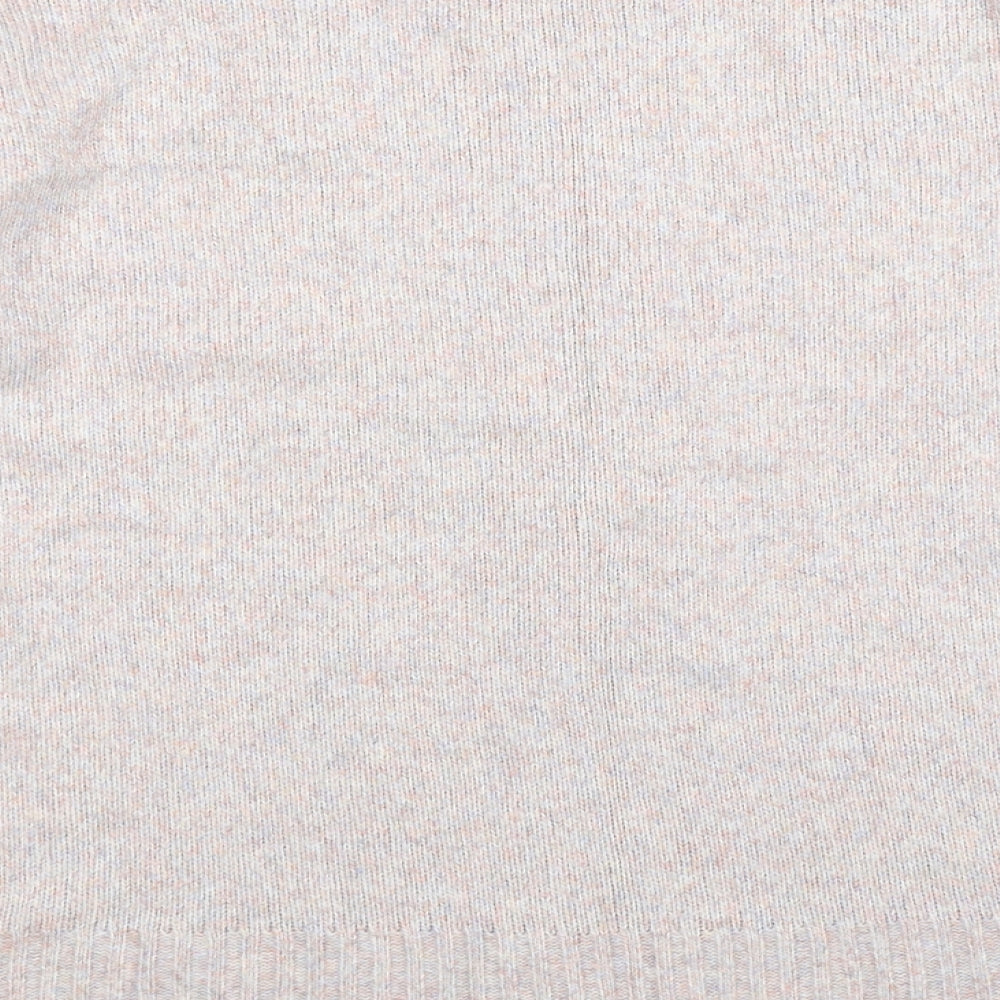 New Look Womens Grey  Knit Pullover Jumper Size M