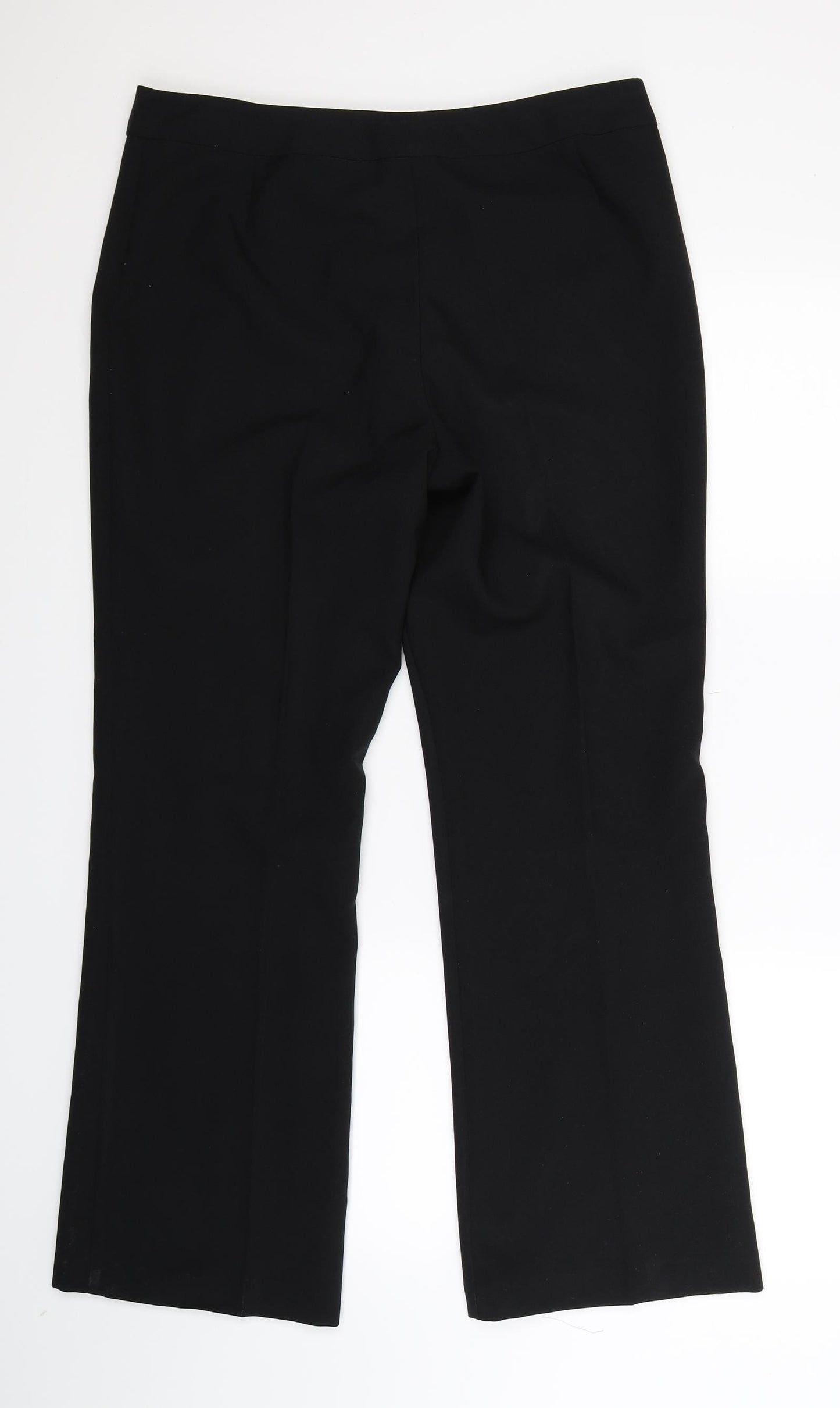 Marks and Spencer Womens Black   Dress Pants Trousers Size 14 L29 in