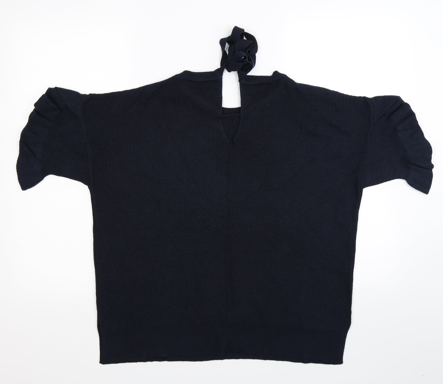 Papaya Womens Blue  Knit Pullover Jumper Size M