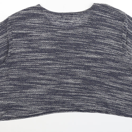 Saloos Womens Blue   Pullover Jumper Size 16  - Crop