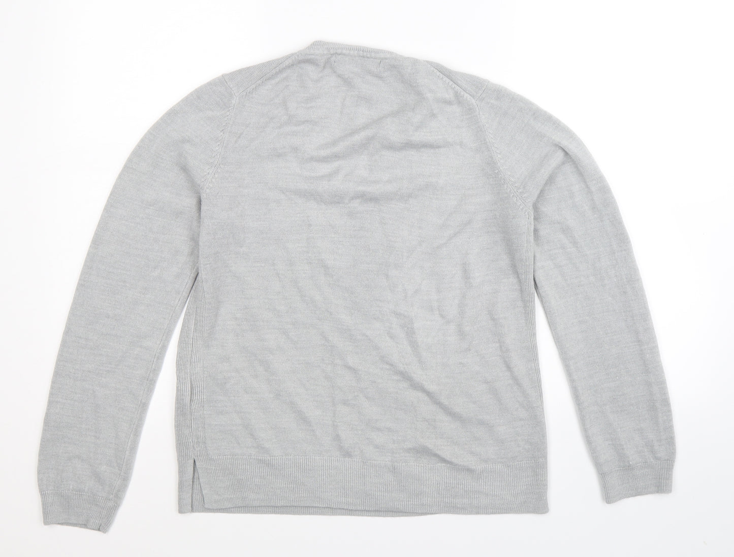 Marks and Spencer Womens Grey  Knit Pullover Jumper Size 12