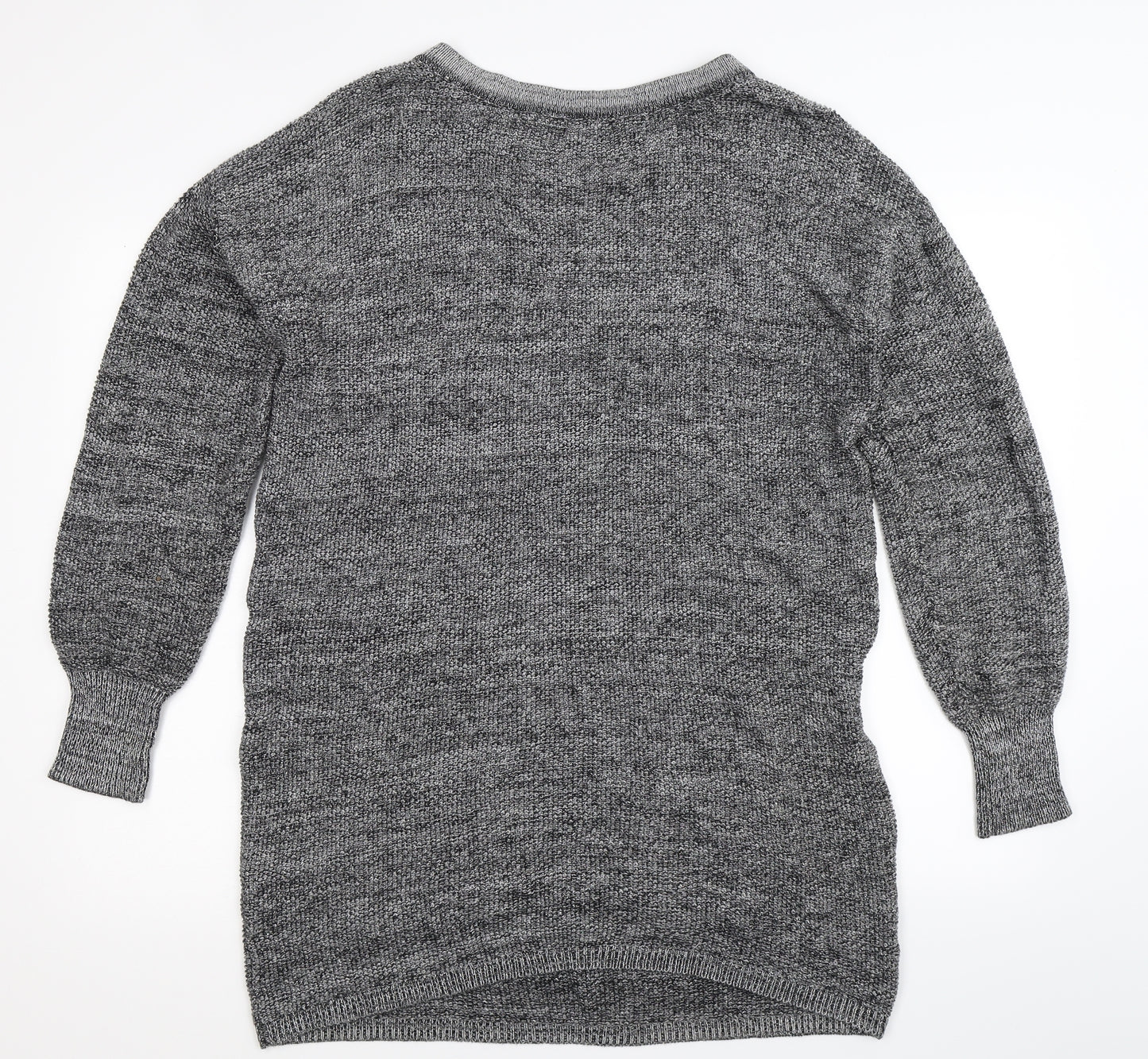 Betty Jackson Womens Grey  Knit Pullover Jumper Size 14  - Oversized