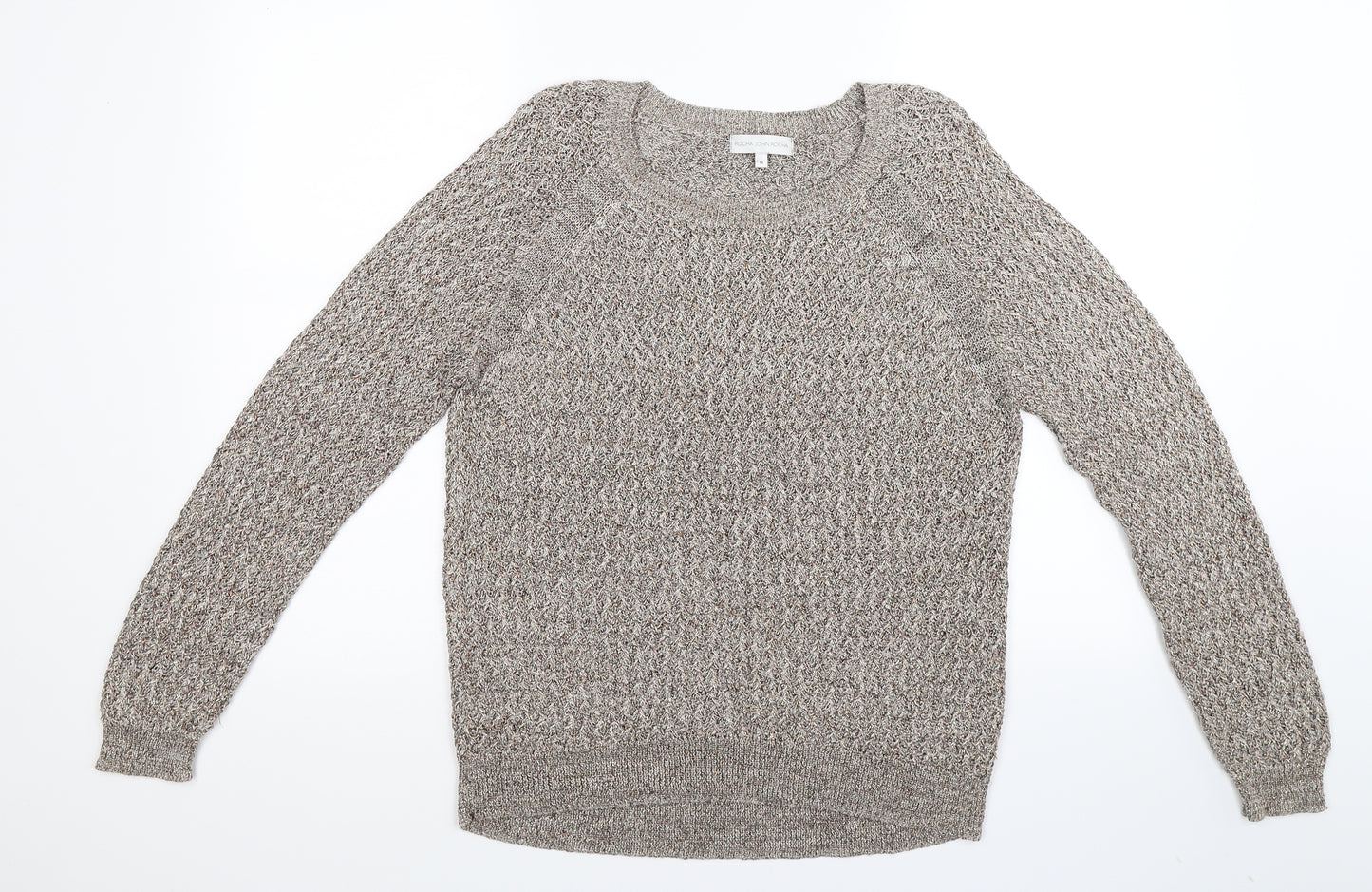 RJR.John Rocha Womens Gold  Knit Pullover Jumper Size 14