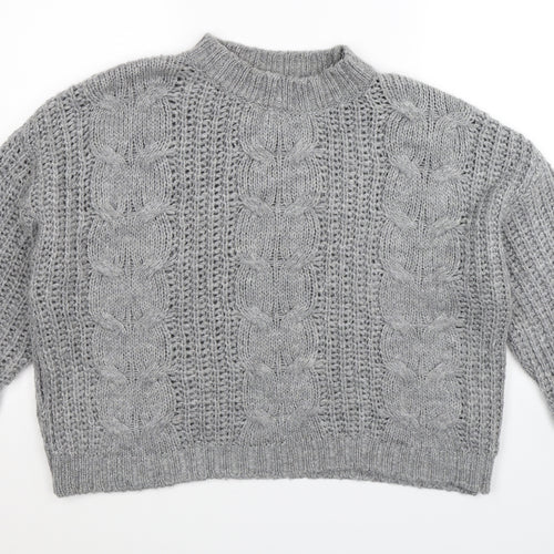Primark Womens Grey  Knit Pullover Jumper Size 20