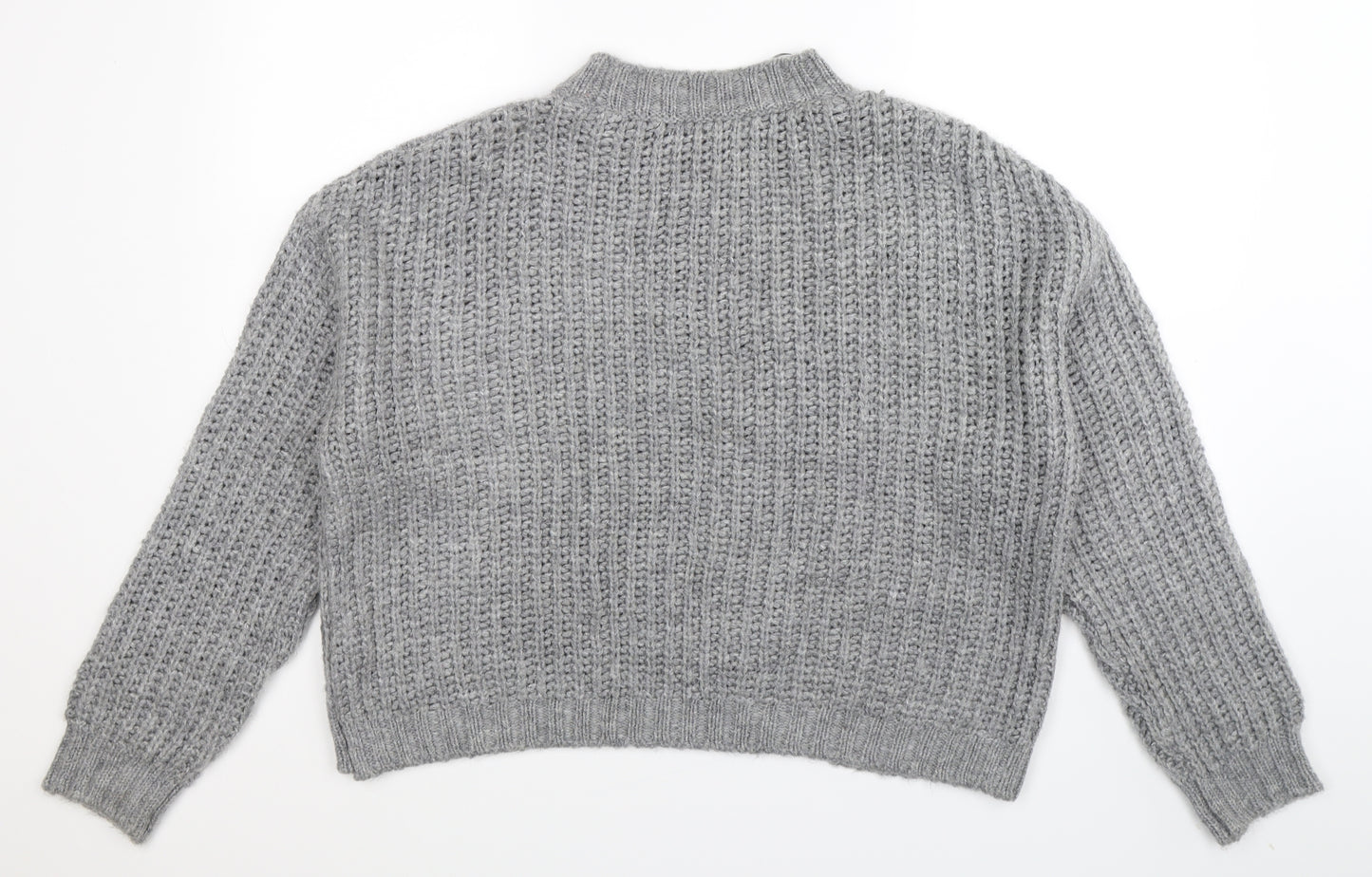 Primark Womens Grey  Knit Pullover Jumper Size 20