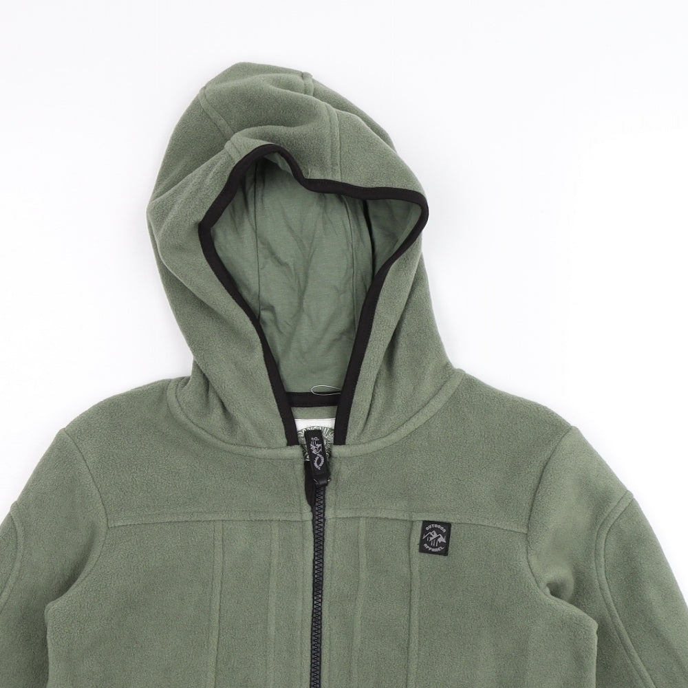 TU Boys Green  Fleece Jacket  Size 9 Years