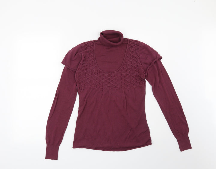 Monsoon Womens Red Pullover Jumper Size 8