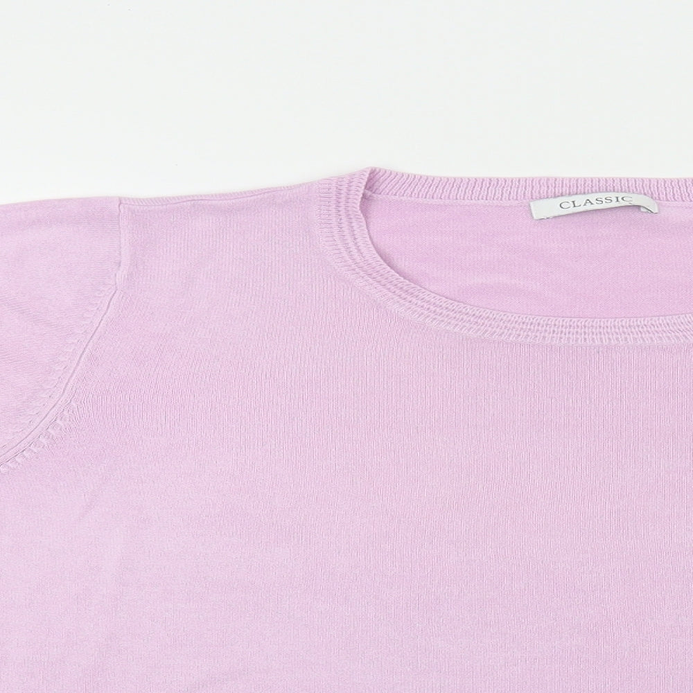 Marks and Spencer Womens Purple   Pullover Jumper Size 18