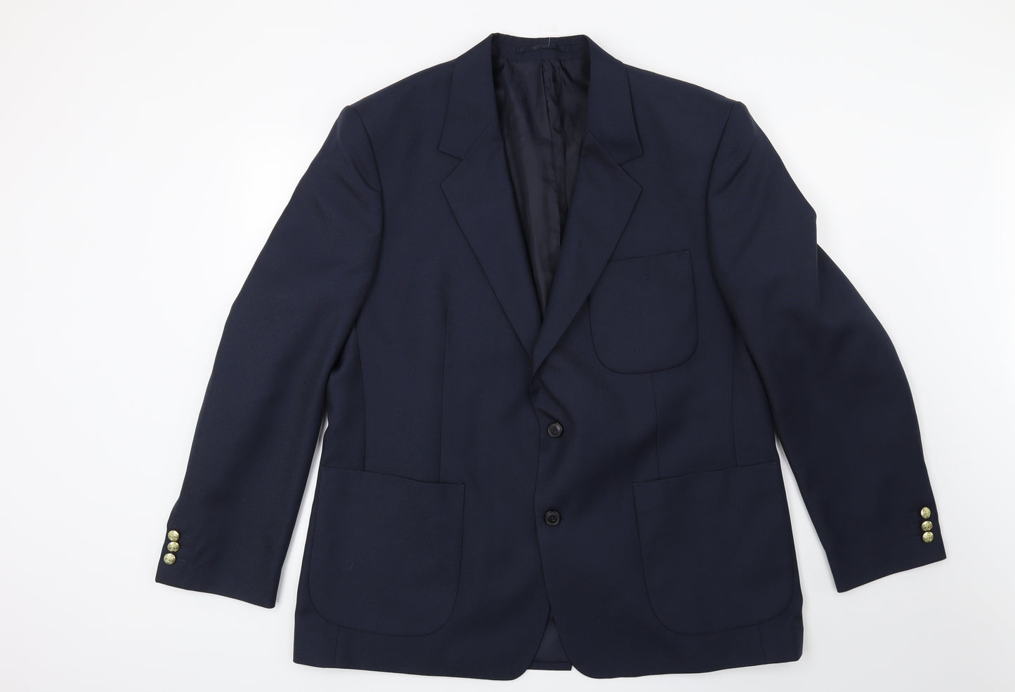 Chums Mens Blue   Jacket Suit Jacket Size 46