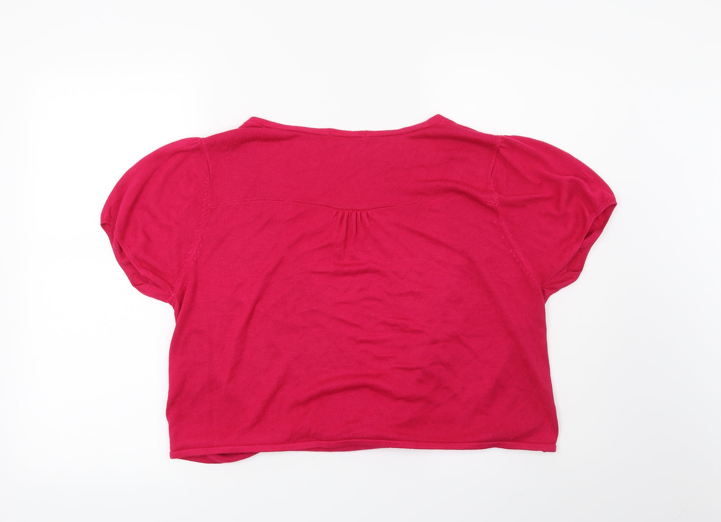 Marks and Spencer Womens Pink   Shrug Jumper Size 20