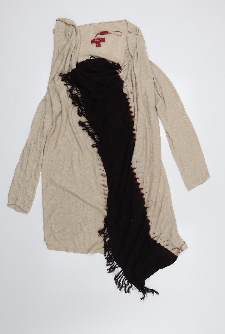 Monsoon Womens Beige   Cardigan Jumper Size 10