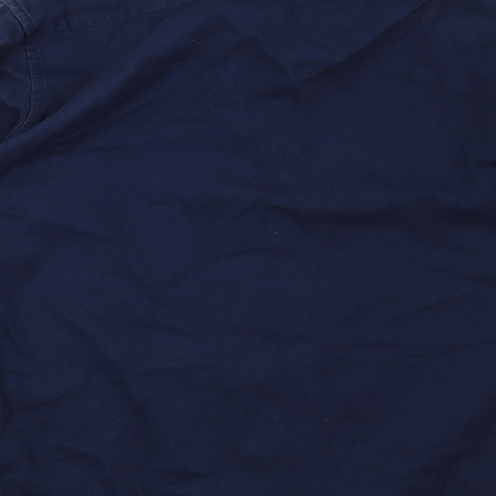 French Connection Mens Blue    Button-Up Size M