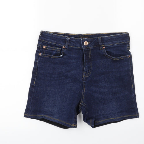 F&F Womens Blue   Cut-Off Shorts Size 8