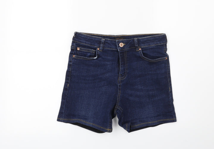 F&F Womens Blue Cut-Off Shorts Size 8