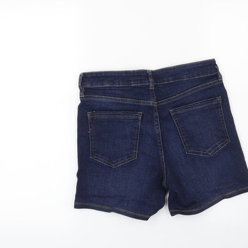 F&F Womens Blue   Cut-Off Shorts Size 8