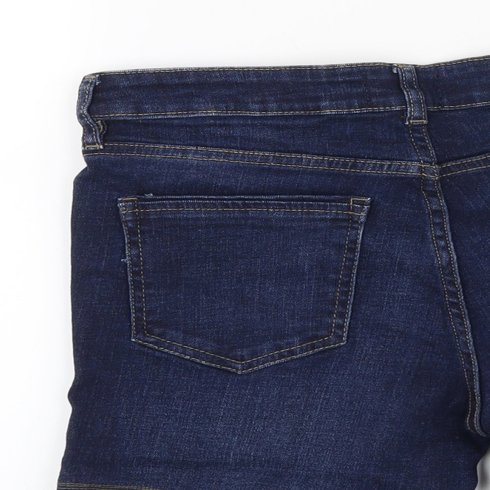 F&F Womens Blue   Cut-Off Shorts Size 8