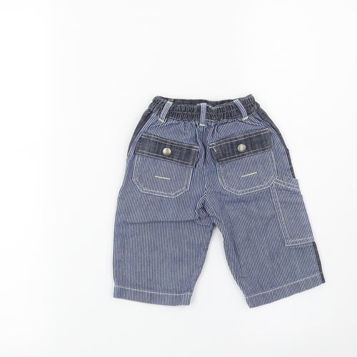 Mothercare Boys Blue   Cargo Jeans Size 3-6 Months
