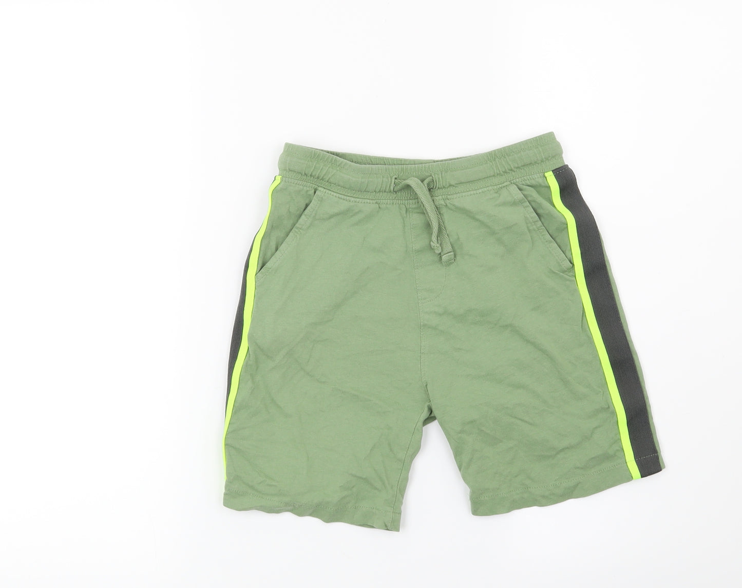 Zara Boys Green   Bermuda Shorts Size 8 Years