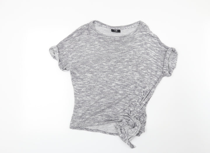 Wallis Womens Grey Pullover Jumper Size S