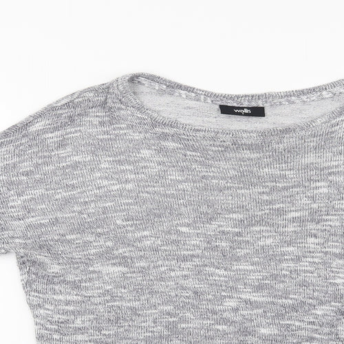Wallis Womens Grey   Pullover Jumper Size S