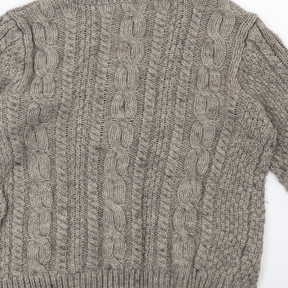 Papaya Womens Brown   Cardigan Jumper Size 10