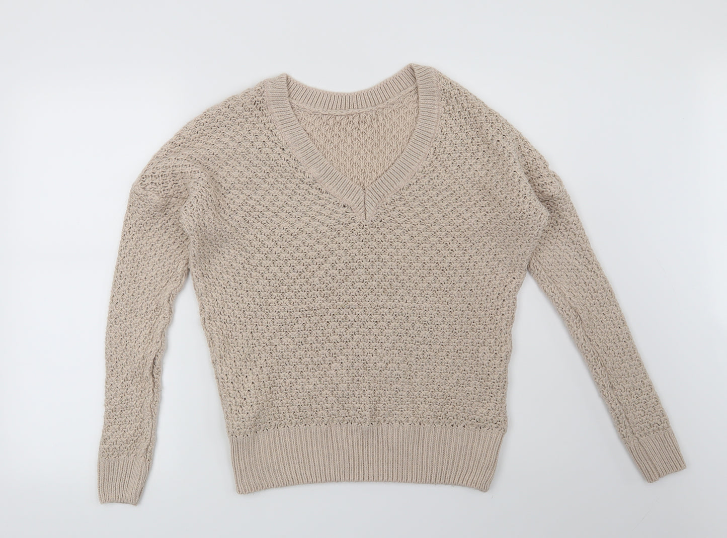 NEXT Womens Beige   Pullover Jumper Size S