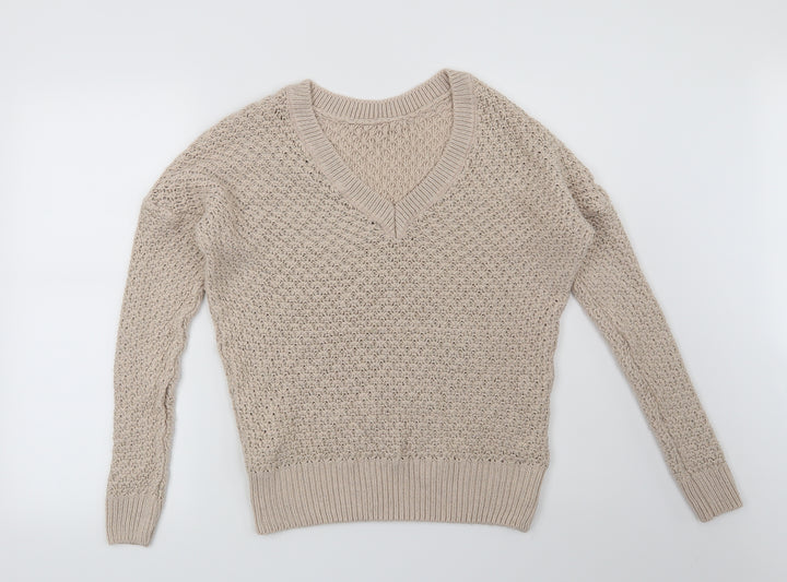 NEXT Womens Beige   Pullover Jumper Size S