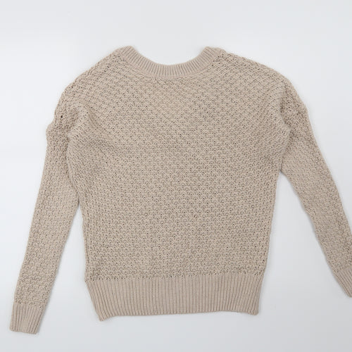 NEXT Womens Beige   Pullover Jumper Size S
