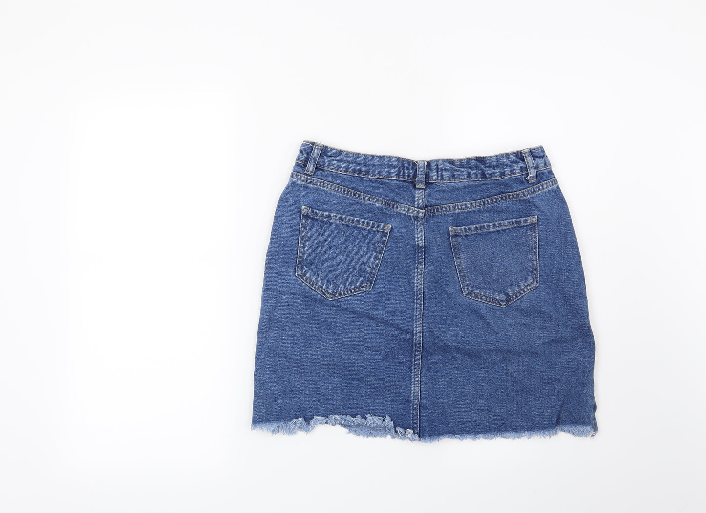 Preworn Womens Blue   Mini Skirt Size 12