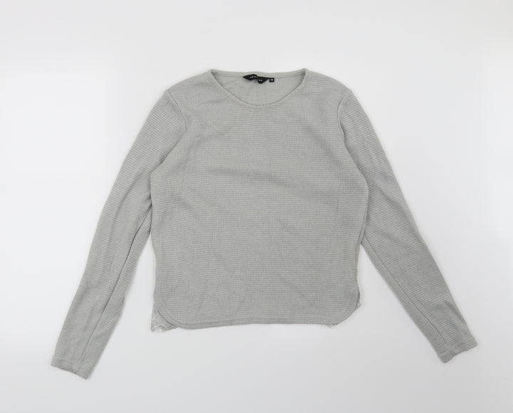 New Look Womens Grey   Pullover Sweatshirt Size 8