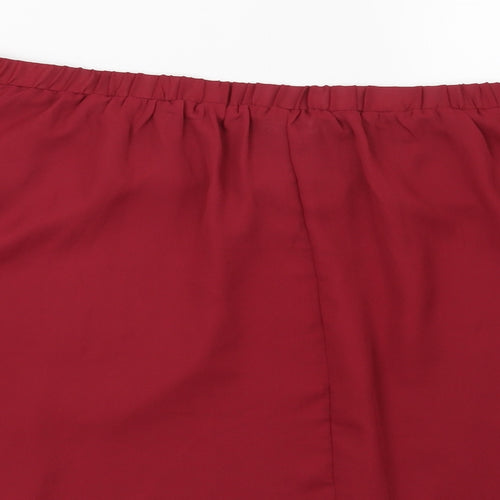 Cameo Rose Womens Red   Basic Blouse Size 10