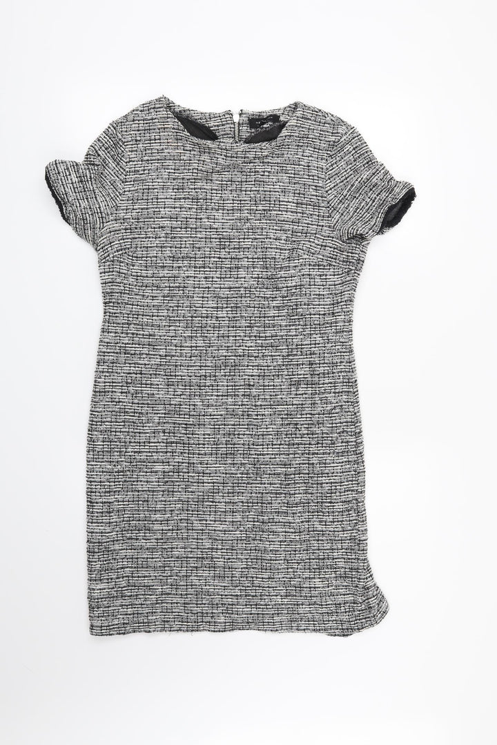 New Look Womens Black Geometric Shift Size 10