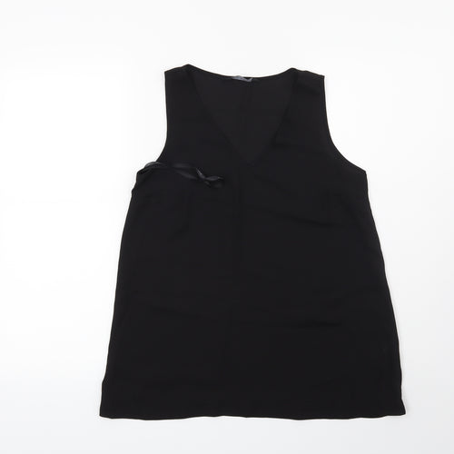 Dorothy Perkins Womens Black   Basic Blouse Size 8