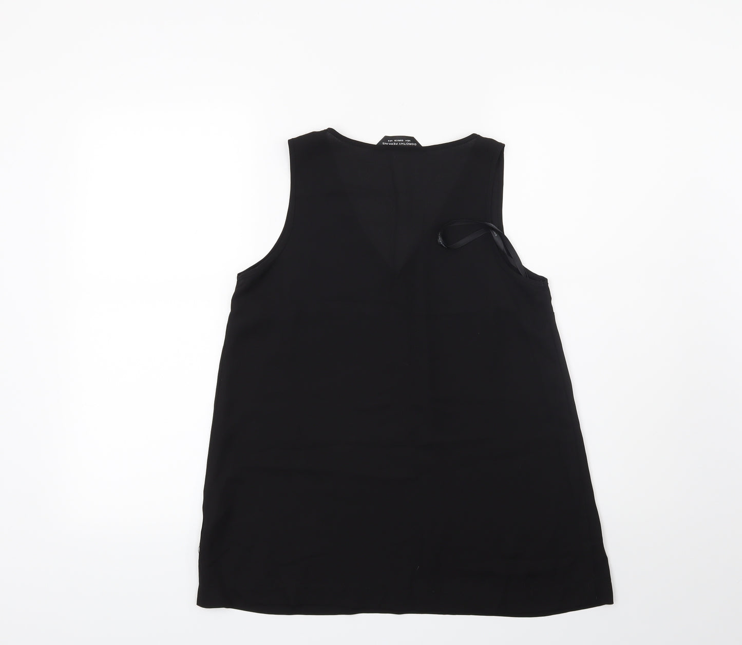 Dorothy Perkins Womens Black   Basic Blouse Size 8