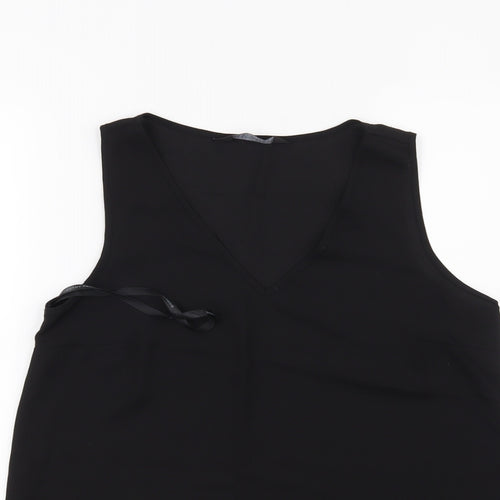 Dorothy Perkins Womens Black   Basic Blouse Size 8