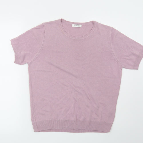 Marks and Spencer Womens Purple   Pullover Jumper Size 14