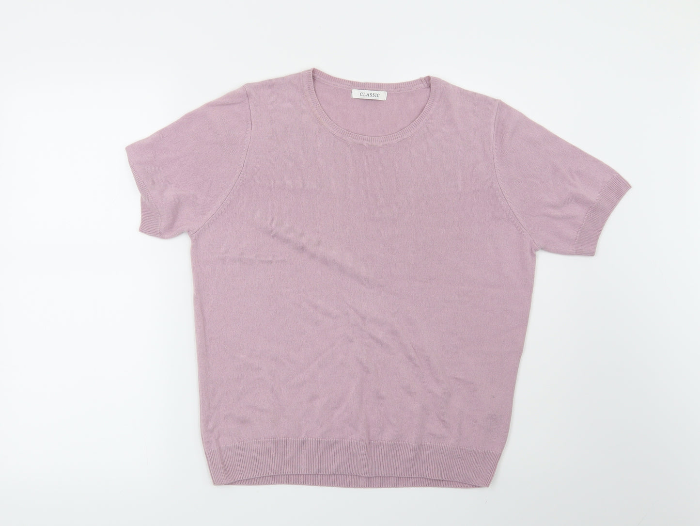 Marks and Spencer Womens Purple   Pullover Jumper Size 14