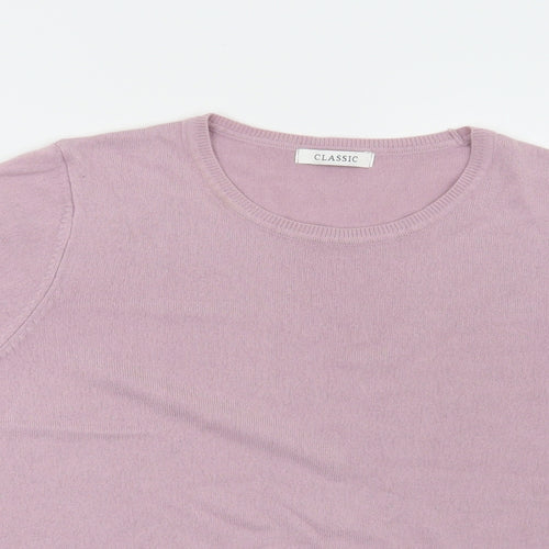 Marks and Spencer Womens Purple   Pullover Jumper Size 14
