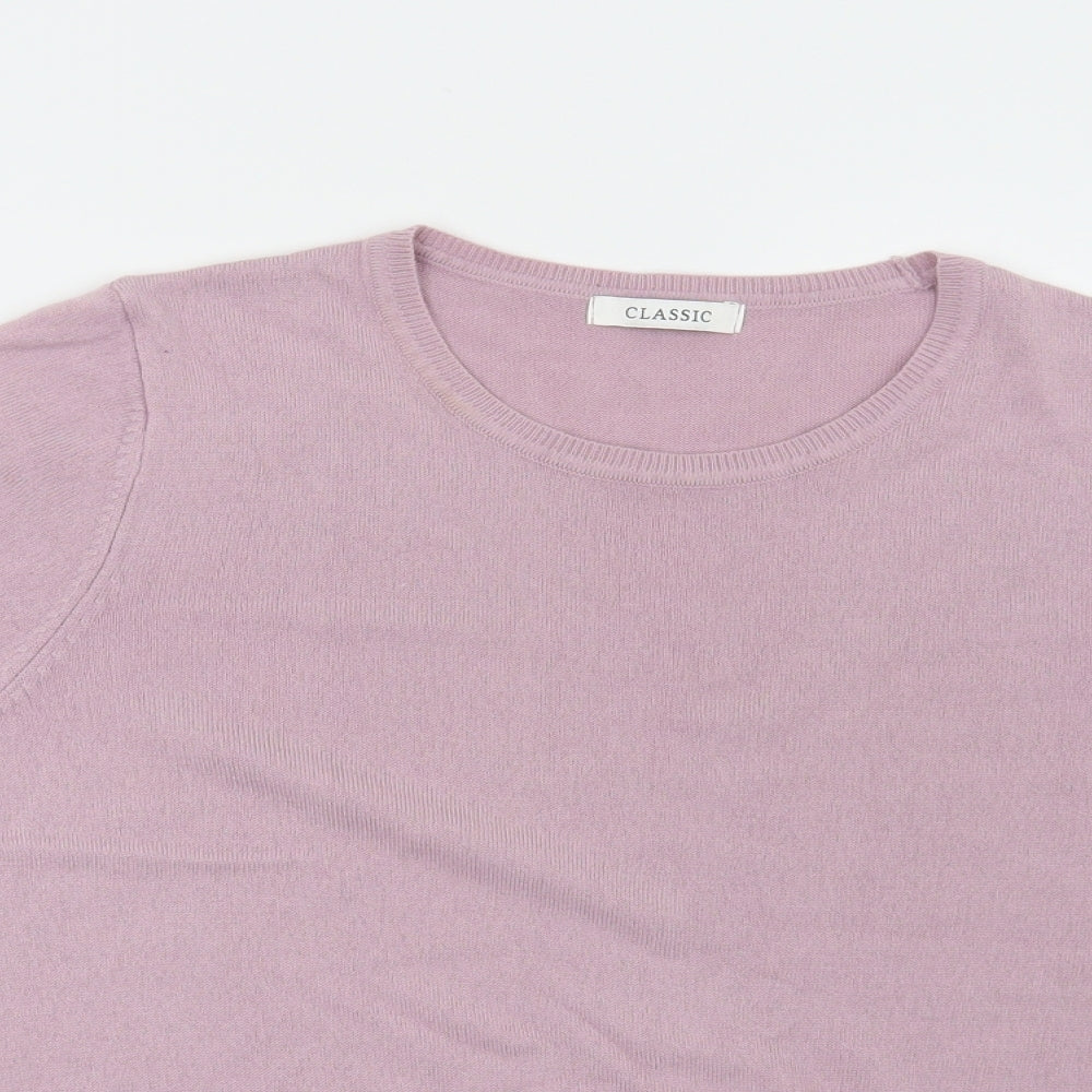 Marks and Spencer Womens Purple   Pullover Jumper Size 14